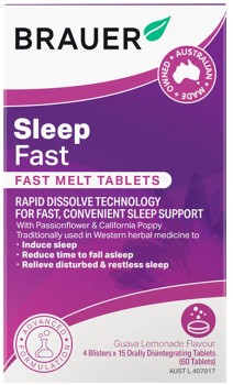 Brauer+Sleep+Fast+Melt+60+Tablets