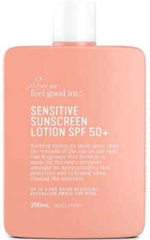 We+Are+Feel+Good+Inc+Sensitive+Sunscreen+Lotion+SPF50+200ml
