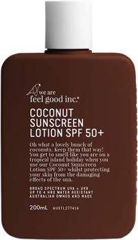We+Are+Feel+Good+Inc+Coconut+Sunscreen+Lotion+SPF50+200ml