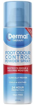 Dermal+Therapy+Foot+Odour+Control+Powder+Spray+210ml