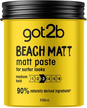 Schwarzkopf+Got2b+BeachMatt+Matt+Paste+100ml