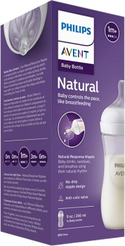 Avent+Natural+Response+Baby+Bottles+1+Month%2B+260ml+-+1+Pack