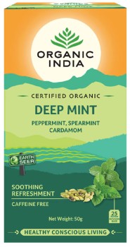 Organic+India+India+Deep+Mint+Tea+Bags+25+Pack