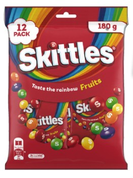 Skittles+Fruits+Chewy+Lollies+Share+Bag+12+Pack