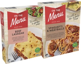 On-The-Menu-Frozen-Meal-260g-Selected-Varieties on sale