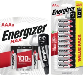 Energizer+Max+Batteries+AA+10+Pack+or+AAA+8+Pack