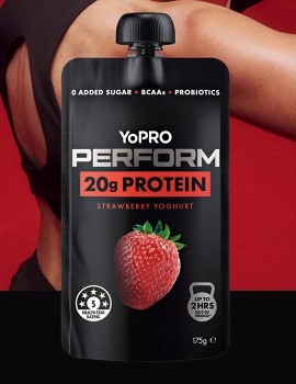 NEW+YoPRO+Perform+Protein+Yoghurt+Pouch+175g+Selected+Varieties