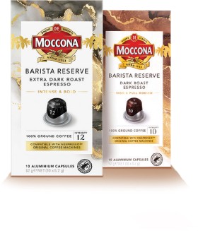 Moccona+Barista+Reserve+Coffee+Capsules+10+Pack+Selected+Varieties