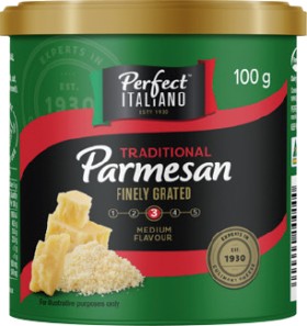 Perfect+Italiano+Grated+Parmesan+100g+Selected+Varieties