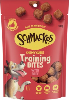 Schmackos+Training+Bites+Dog+Treats+130%E2%80%91155g+Selected+Varieties