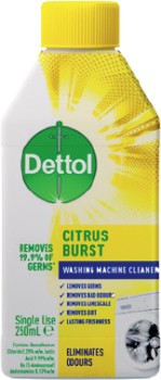 Dettol+Washing+Machine+Cleaner+250mL+Selected+Varieties