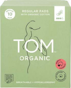 Tom+Organic+Ultra+Thin+Pads+10+Pack+Selected+Varieties