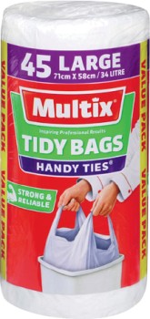 Multix+Bags+Handy+Ties+Large+Tidy+Bags+45+Pack