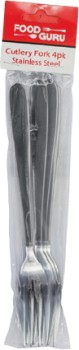 Food+Guru+Stainless+Steel+Cutlery+Fork+4+Pack+Selected+Varieties