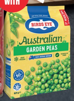 Birds-Eye-Garden-Peas-825g on sale