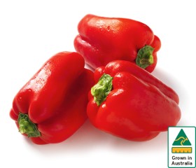 Australian-Red-Capsicum on sale