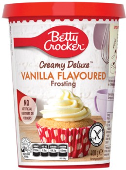 Betty+Crocker+Creamy+Deluxe+Frosting+400g+Selected+Varieties