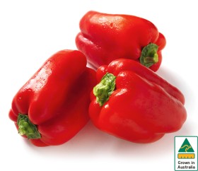 Australian-Red-Capsicum on sale