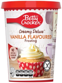 Betty+Crocker+Creamy+Deluxe+Frosting+400g+Selected+Varieties