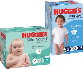 Huggies-Ultra-Dry-Jumbo-Nappies-60-Pack-108-Pack on sale