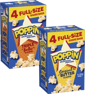 Poppin+Microwave+Popcorn+400g
