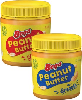 Bega+Smooth+or+Crunchy+Peanut+Butter+375g