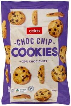 Coles+Choc+Chip+Cookies+500g