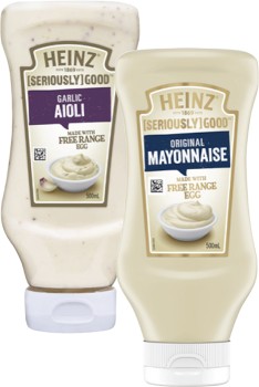 Heinz+Seriously+Good+Aioli+or+Mayonnaise+500mL