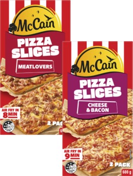 McCain+Pizza+Slices+2+Pack+600g