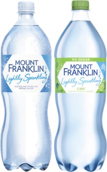 Mt+Franklin+Lightly+Sparkling+Water+1.25+Litre