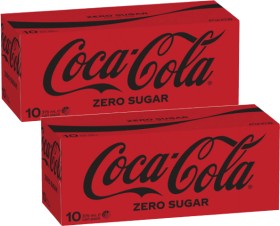 Coca+Cola+Zero+Sugar+Soft+Drink+10x375mL