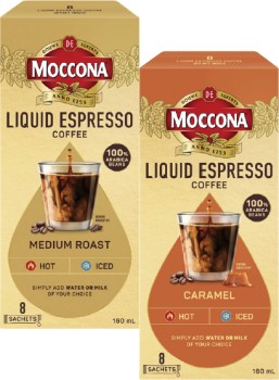 Moccona+Liquid+Espresso+Coffee+Sachets+8+Pack