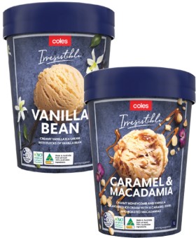 Coles+Irresistible+Ice+Cream+Tub+1+Litre