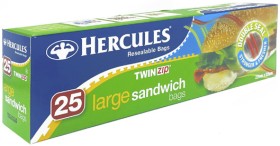 Hercules+TwinZip+Resealable+Large+Sandwich+Bags+25+Pack