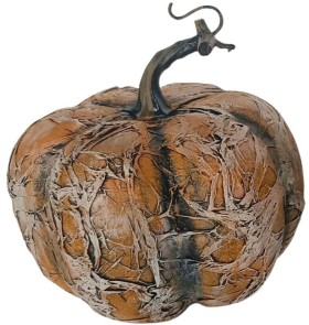 NEW+Pumpkin+Orange+Fibre+15cm+Ea