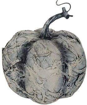 NEW+Pumpkin+White+Fibre+15cm+Ea