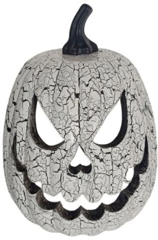 NEW+Pumpkin+White+Crackle+20cm+Ea