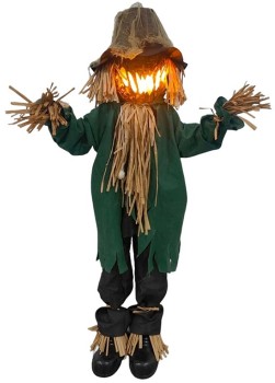 NEW+Scarecrow+Sonia+Animated+Standing+90cm+Ea