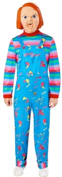 NEW-Costume-Chucky-Deluxe-Adult-Standard-Ea on sale