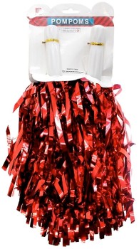 Pom+Pom+Red+40cm+Pk+2
