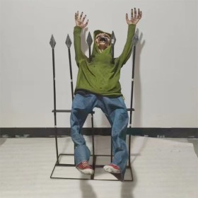 Zombie-Harry-Impaled-on-Fence-Animated-13m-Ea on sale