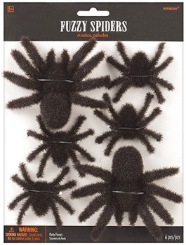 NEW+Spider+Fuzzy+Favors+Black+Pk+6