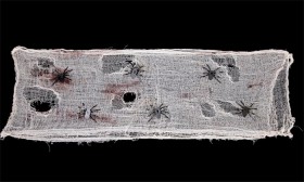Creepy+White+Cloth+with+6+x+Spiders+3m+Ea