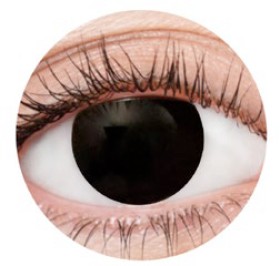 NEW+Contact+Lenses+Black+Witch+Ea