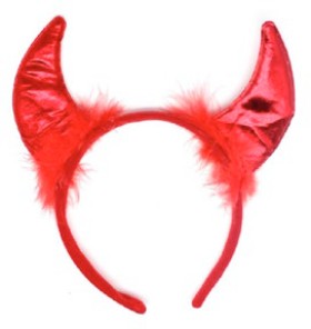 NEW+Halloween+Devil+Headband+Ea
