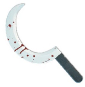 Knife-Curved-Blade-45cm-Ea on sale