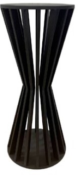 NEW+Plinth+Wooden+Hourglass+Black+HIRE%2A+Ea