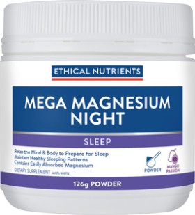 Ethical+Nutrients+Mega+Magnesium+Night+Powder+126g