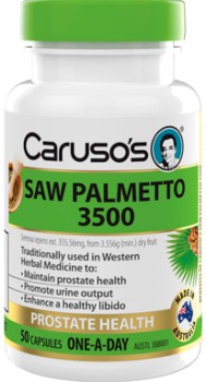 Carusos-Saw-Palmetto-3500-50-Capsules on sale