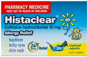 Histaclear+Allergy+Relief+30+Liquid+Gel+Capsules